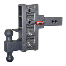 Load image into Gallery viewer, Gen-Y Mega Duty 2.5in Shank 6in Offset Drop 21K Hitch w/GH-061 Dual-Ball/GH-062 Pintle Lock - Main Product View