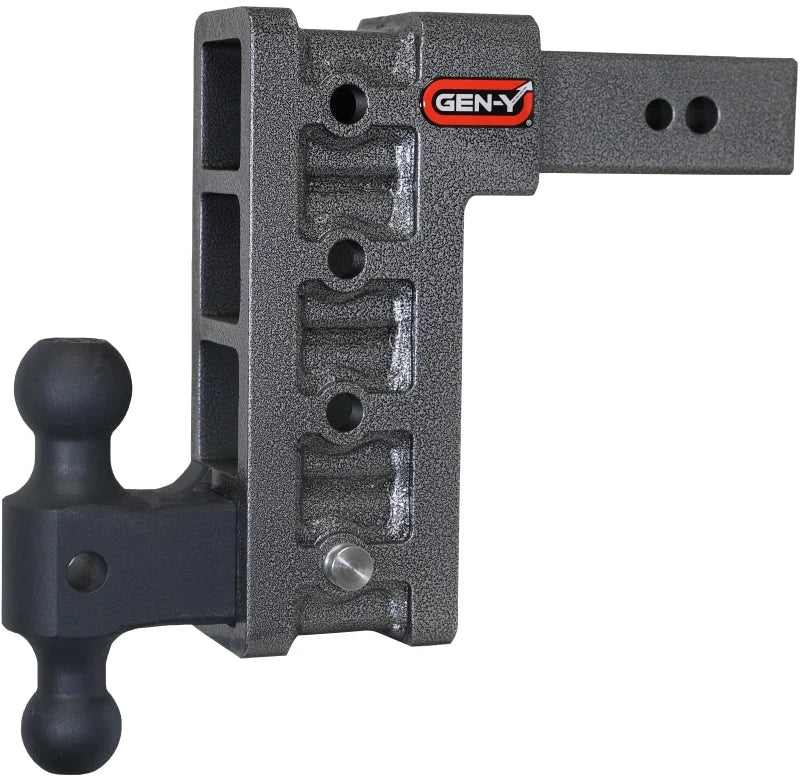 Gen-Y Mega Duty 2.5in Shank 9in Drop 3.5K TW 32K Hitch w/GH-0161 Dual-Ball - Installation View