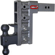 Load image into Gallery viewer, Gen-Y Mega Duty 2.5in Shank 9in Drop 3K TW 21K Hitch w/GH-061 Dual-Ball/GH-062 Pintle Lock - Side View