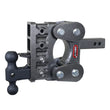 Load image into Gallery viewer, Gen-Y Mega Duty 2in Bolt-On 2.5in Drop 2K TW 16K Hitch w/GH-051 Dual-Ball/GH-032 Pintle Lock - Back View
