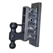 Load image into Gallery viewer, Gen-Y Mega Duty 2in Bolt-On 7.5in Drop 2K TW 16K Hitch w/GH-051 Dual-Ball/GH-032 Pintle Lock - Back View