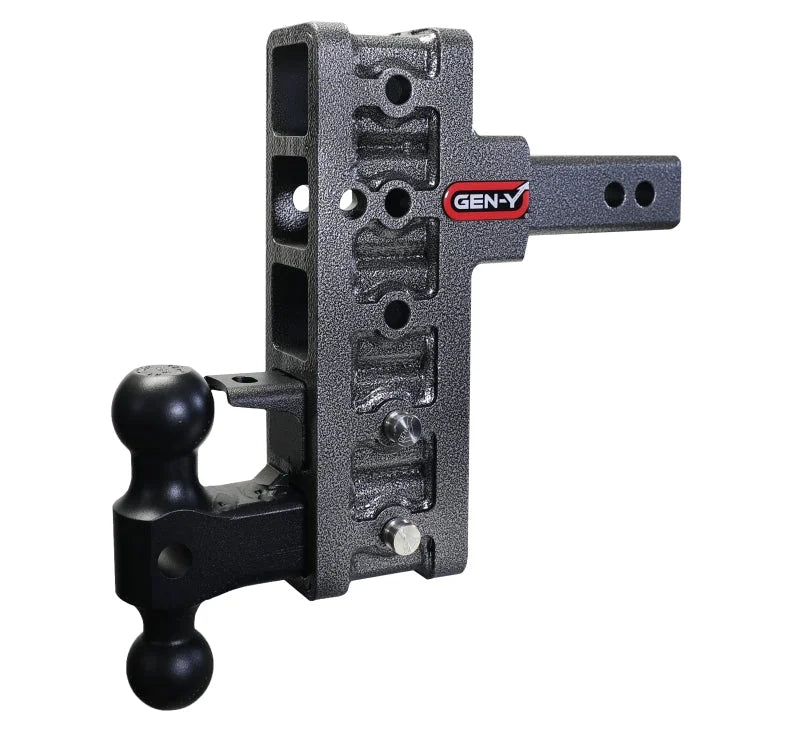 Gen-Y Mega Duty 2in Offset Shank 7.5in Drop 2K TW 10K Hitch w/GH-031 Dual-Ball/GH-032 Pintle Lock - Installation View