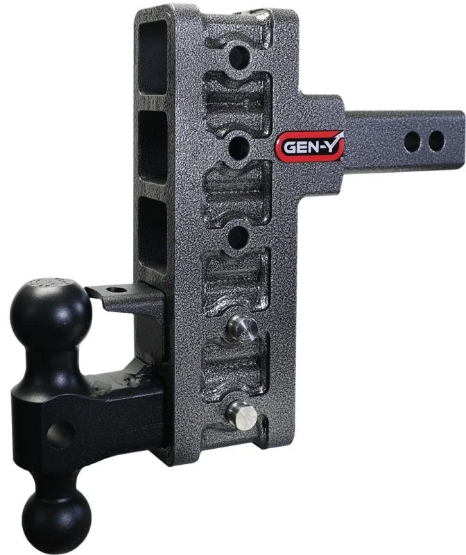 Gen-Y Mega Duty 2in Offset Shank 7.5in Drop 2K TW 10K Hitch w/GH-031 Dual-Ball/GH-032 Pintle Lock - Additional View 5