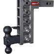 Load image into Gallery viewer, Gen-Y Mega Duty 2in Shank 10in Drop 1.5K TW 10K Hitch w/GH-031 Dual-Ball/GH-032 Pintle Lock - Main Product View