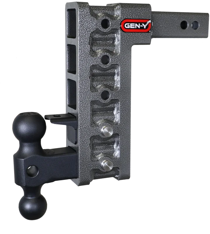 Gen-Y Mega Duty 2in Shank 10in Drop 1.5K TW 10K Hitch w/GH-031 Dual-Ball/GH-032 Pintle Lock - Main Product View