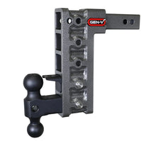 Load image into Gallery viewer, Gen-Y Mega Duty 2in Shank 10in Drop 1.5K TW 10K Hitch w/GH-031 Dual-Ball/GH-032 Pintle Lock - Installation View