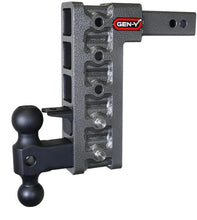 Load image into Gallery viewer, Gen-Y Mega Duty 2in Shank 10in Drop 1.5K TW 10K Hitch w/GH-031 Dual-Ball/GH-032 Pintle Lock - Additional View 5