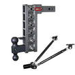 Load image into Gallery viewer, Gen-Y Mega Duty 2in Shank 12.5in Drop 10K Hitch w/GH-031 Dual-Ball/GH-032 Pintle Lock - Additional View 5