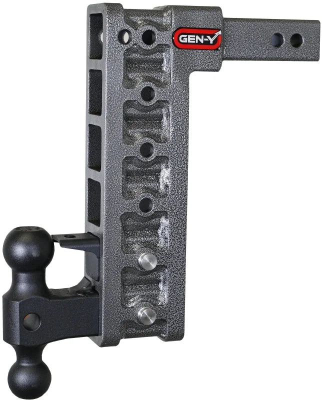 Gen-Y Mega Duty 2in Shank 12.5in Drop 16K Hitch w/Dual-Ball/Pintle Lock - Installation View