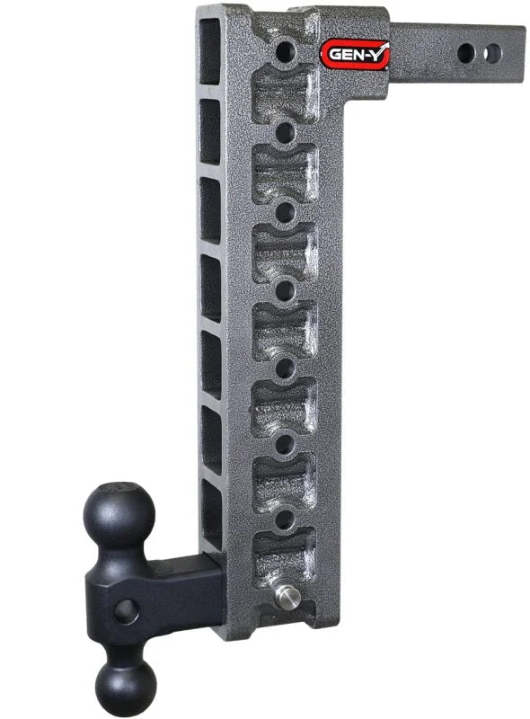 Gen-Y Mega Duty 2in Shank 17.5in Drop 10K Hitch w/GH-031 Dual-Ball w/GH-0100 Stabilizer Kit - Additional View 5