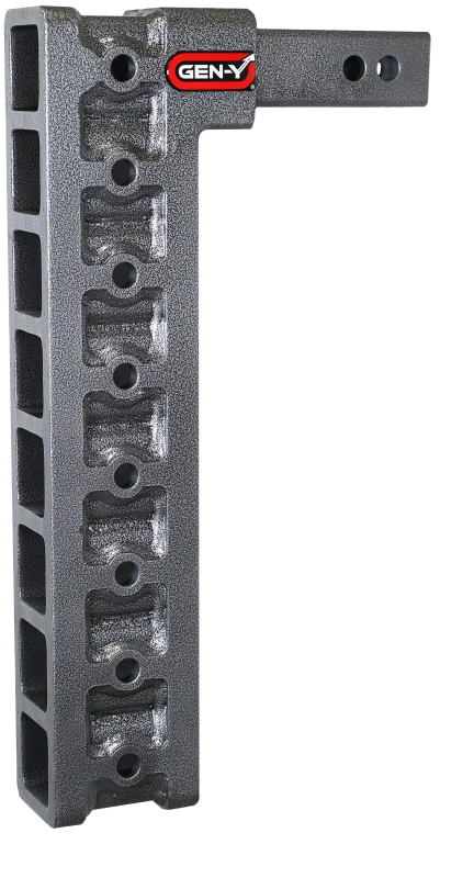 Gen-Y Mega Duty 2in Shank 17.5in Drop 1.5K TW 10K Hitch w/GH-0100 Stabilizer Kit - Main Product View