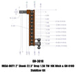 Load image into Gallery viewer, Gen-Y Mega Duty 2in Shank 22.2in Drop 1.5K TW 10K Hitch w/GH-0100 Stabilizer Kit - Main Product View