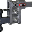 Load image into Gallery viewer, Gen-Y Mega Duty 2in Shank 5in Drop 1.5K TW 10K Hitch w/GH-031 Dual-Ball/GH-032 Pintle Lock - Installation View