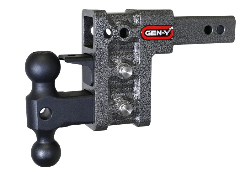 Gen-Y Mega Duty 2in Shank 5in Drop 1.5K TW 10K Hitch w/GH-031 Dual-Ball/GH-032 Pintle Lock - Additional View 5