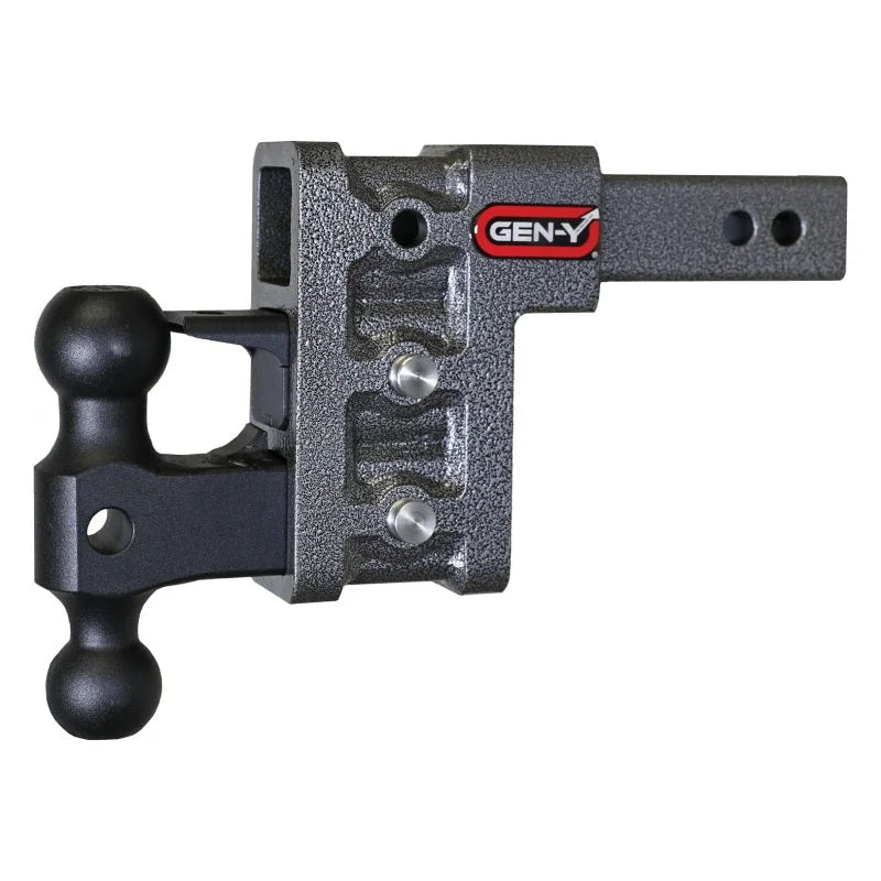 Gen-Y Mega Duty 2in Shank 5in Drop 2K TW 16K Hitch w/GH-051 Dual-Ball/GH-032 Pintle Lock - Installation View