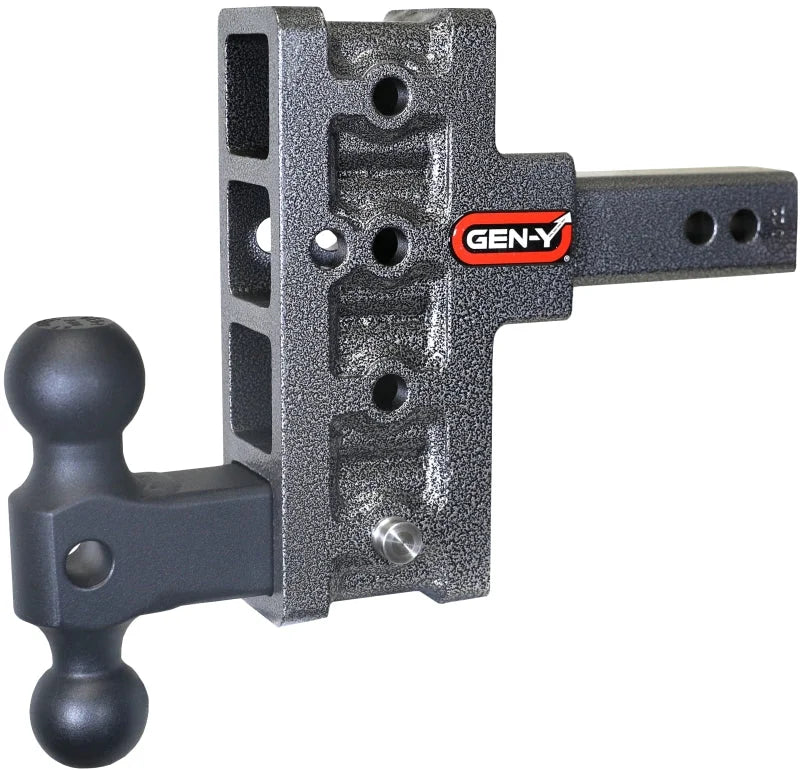 Gen-Y Mega Duty 2in Shank 5in Offset Drop 1.5K TW 10K Hitch w/GH-031 Dual-Ball - Additional View 5