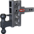 Load image into Gallery viewer, Gen-Y Mega Duty 2in Shank 5in Offset Drop 2K TW 16K Hitch w/GH-051 Dual-Ball/GH-032 Pintle Lock - Main Product View
