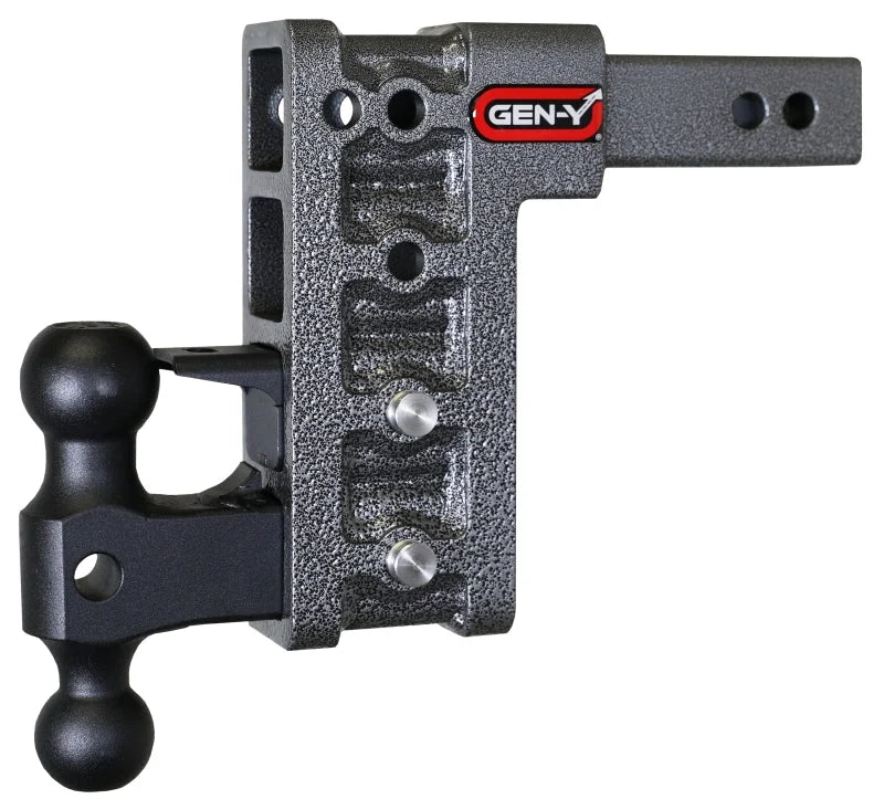Gen-Y Mega Duty 2in Shank 7.5in Drop 2K TW 16K Hitch w/GH-051 Dual-Ball/GH-032 Pintle Lock - Installation View