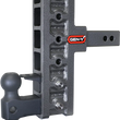 Load image into Gallery viewer, Gen-Y Mega Duty 2in Shank 7.5in Offset Drop 10K Hitch w/GH-031 Dual-Ball/GH-032 Pintle Lock - Main Product View