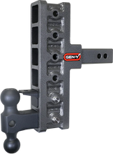 Load image into Gallery viewer, Gen-Y Mega Duty 2in Shank 7.5in Offset Drop 10K Hitch w/GH-031 Dual-Ball/GH-032 Pintle Lock - Main Product View