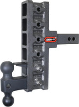 Load image into Gallery viewer, Gen-Y Mega Duty 2in Shank 7.5in Offset Drop 10K Hitch w/GH-031 Dual-Ball/GH-032 Pintle Lock - Installation View
