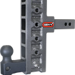 Load image into Gallery viewer, Gen-Y Mega Duty 2in Shank 7.5in Offset Drop 1.5K TW 10K Hitch w/GH-031 Dual-Ball - Main Product View