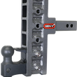 Load image into Gallery viewer, Gen-Y Mega Duty 2in Shank 7.5in Offset Drop 16K Hitch w/GH-051 Dual-Ball/GH-032 Pintle Lock - Main Product View