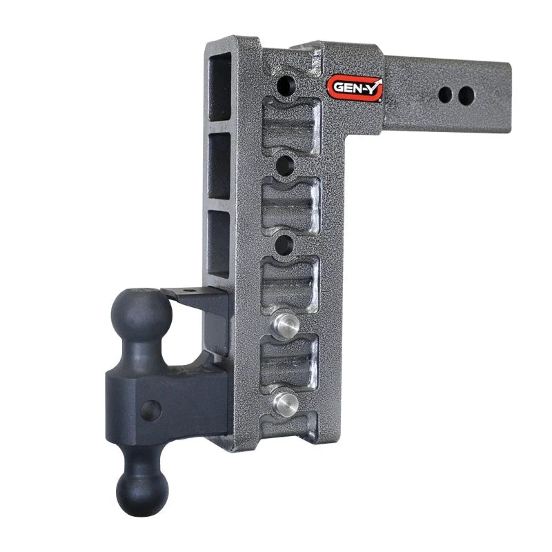 Gen-Y Mega Duty 3in Shank 12in Drop 3.5K TW 32K Hitch w/GH-0161 Dual-Ball/GH-0162 Pintle Lock - Installation View