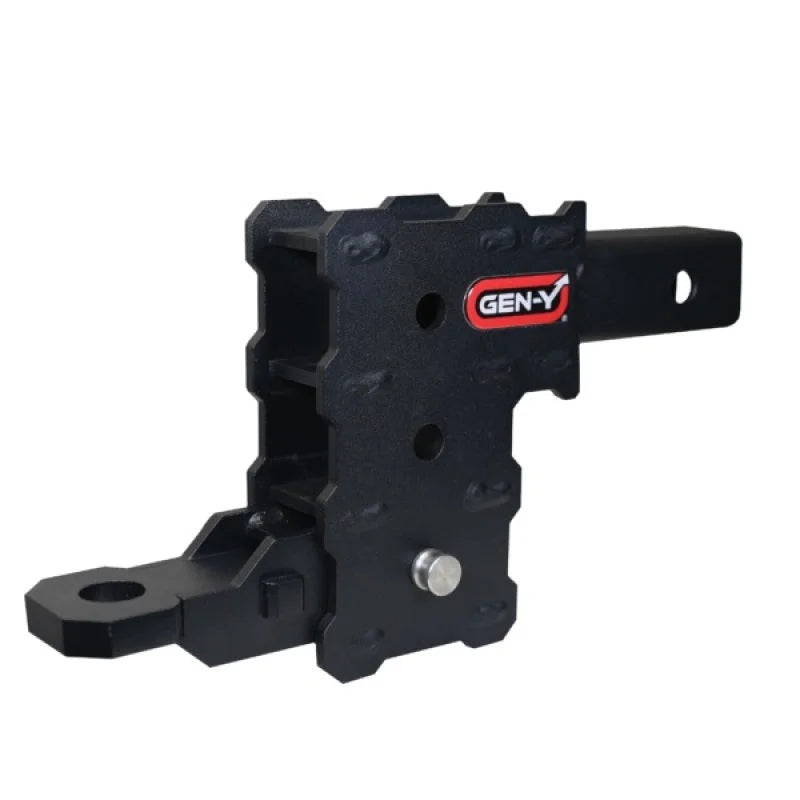 Gen-Y Phantom 2in Hollow Shank 4.5in Drop 500lb TW 12K Hitch w/GH-102541 Mount/GH-102359 Pin & Clip - Back View