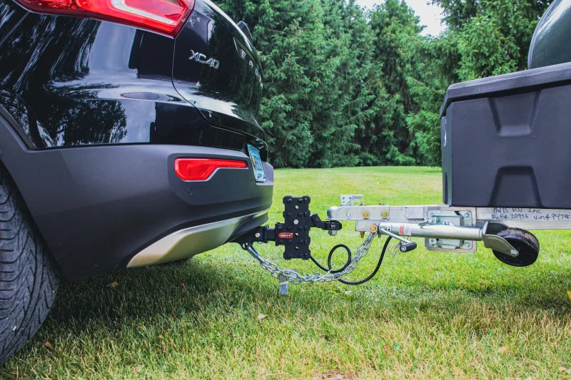 Gen-Y Phantom-X 2.5in Solid Shank 10in Drop 1.6K TW 16K Hitch w/GH-051 Dual-Ball - Side View