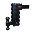 Load image into Gallery viewer, Gen-Y Phantom-X 2.5in Solid Shank 10in Drop 1.6K TW 16K Hitch w/GH-051 Dual-Ball - Back View