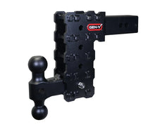 Load image into Gallery viewer, Gen-Y Phantom-X 2.5in Solid Shank 7.5in Drop 1.6K TW 16K Hitch w/GH-051 Dual-Ball - Back View