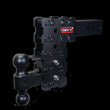 Load image into Gallery viewer, Gen-Y Phantom-X 2.5in Solid Shank 7.5in Drop 1.6K TW 16K Hitch w/GH-051 Dual-Ball &amp; GH-032 Pintle LK - Main Product View