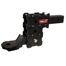 Load image into Gallery viewer, Gen-Y Phantom-X 2in Solid Shank 4.5in Drop 1K TW 10K Hitch w/GH-103705 Platinum Ball Mount - Main Product View