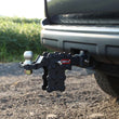 Load image into Gallery viewer, Gen-Y Phantom-X 2in Solid Shank 4.5in Drop 1K TW 10K Hitch w/GH-103705 Platinum Ball Mount - Side View