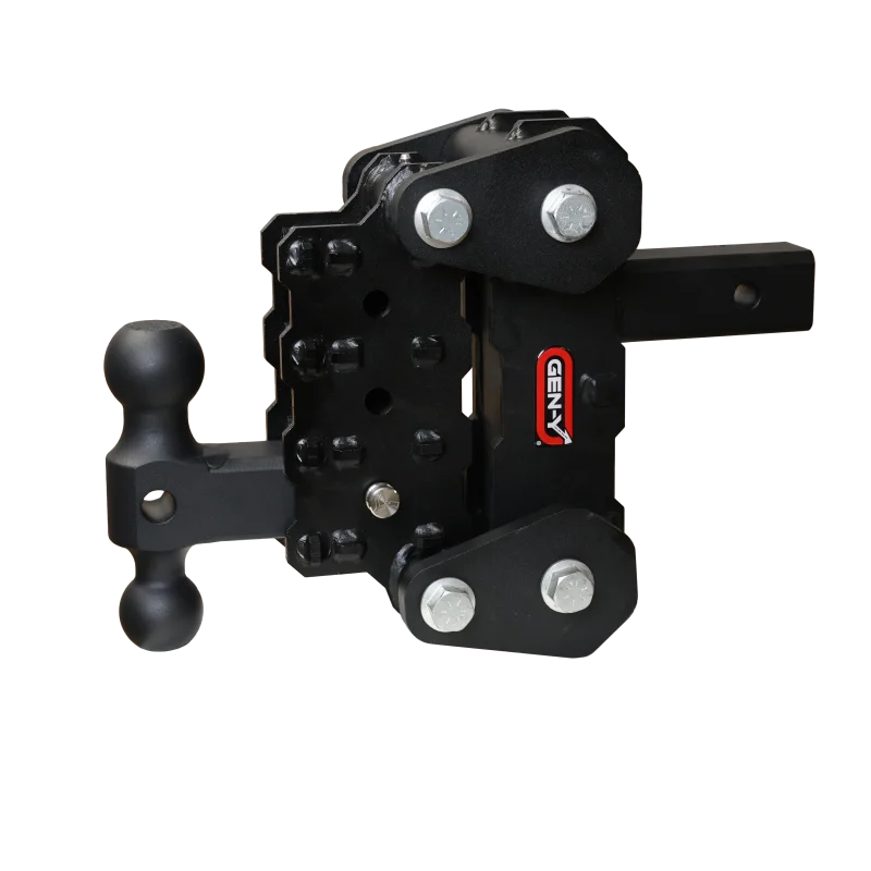 Gen-Y Phantom-XT 2in Solid Shank 4.25in Drop 1K TW 10K Hitch w/GH-031 Dual-Ball Mount - Main Product View
