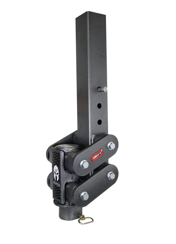 Gen-Y Spartan Torsion-Flex 2.5in Offset 4in SQ Tube Gooseneck 2-5/16in Coupler Standard Height - Additional View 5