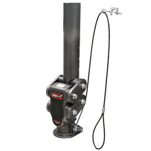 Load image into Gallery viewer, Gen-Y Spartan Torsion-Flex 5in Offset 4in RD Tube Gooseneck 2-5/16in Coupler Standard Height - Side View