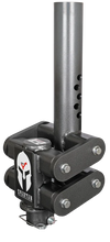 Load image into Gallery viewer, Gen-Y Spartan Torsion-Flex 5in Offset 4in RD Tube Gooseneck 2-5/16in Coupler Standard Height - Back View
