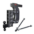 Load image into Gallery viewer, Gen-Y The Boss Torsion-Flex 2.5in Receiver 18in Drop Hitch w/GH-061 Dual-Ball/Stabilizer Kit - Main Product View