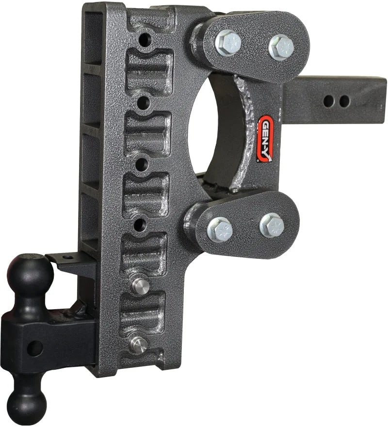 Gen-Y The Boss Torsion-Flex 2.5in Shank 12in Drop 21K Hitch w/GH-061 Dual-Ball/GH-062 Pintle Lock - Main Product View