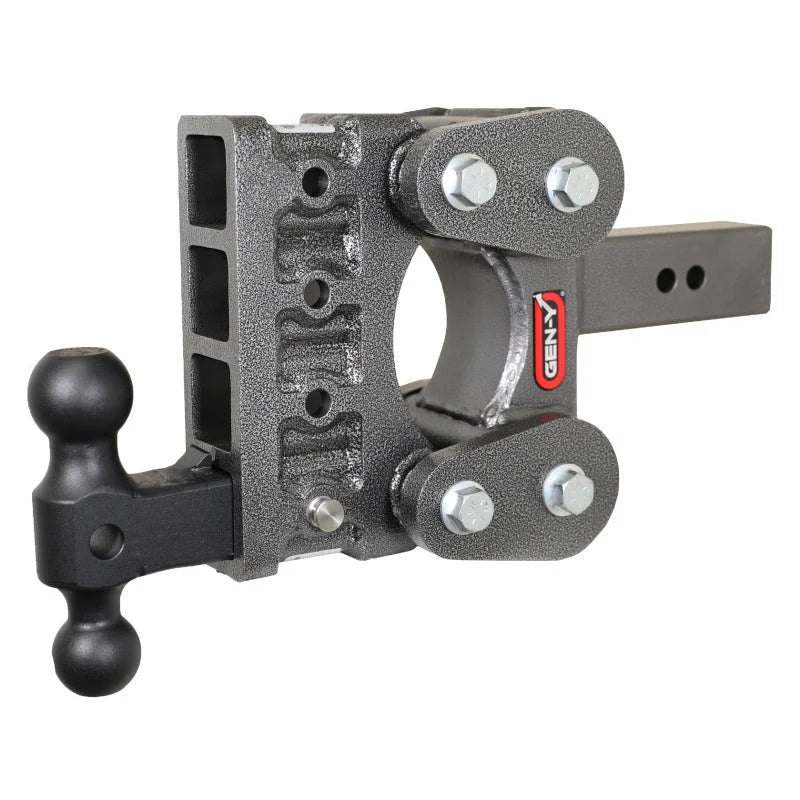 Gen-Y The Boss Torsion-Flex 2.5in Shank 5in Drop 1.7K TW 16K Hitch w/GH-051 Dual-Ball - Main Product View
