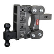 Load image into Gallery viewer, Gen-Y The Boss Torsion-Flex 2.5in Shank 6in Drop 3.5K TW 32K Hitch w/GH-0161 Dual-Ball - Side View