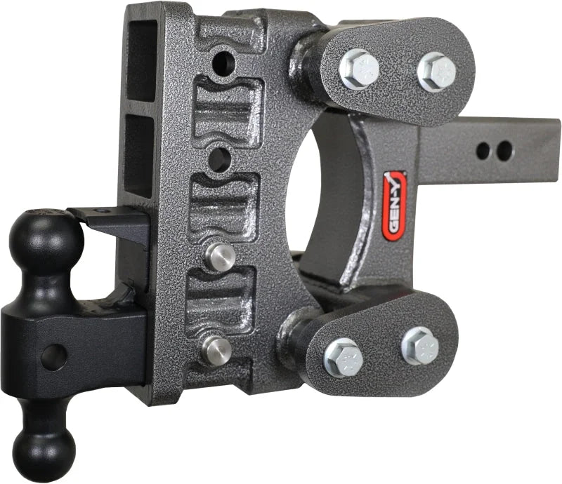 Gen-Y The Boss Torsion-Flex 2.5in Shank 6in Drop 3.5K Hitch w/GH-0161 Dual-Ball/Pintle Lock - Additional View 5