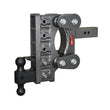 Load image into Gallery viewer, Gen-Y The Boss Torsion-Flex 2.5in Shank 9in Drop 21K Hitch w/GH-061 Dual-Ball/GH-062 Pintle Lock - Side View