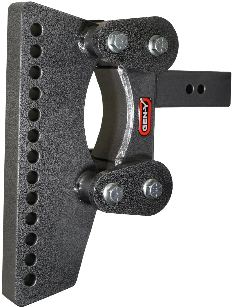 Gen-Y The Boss Torsion-Flex 2.5in Weight Distribution Shank 11in Drop 2.4K TW 21K Hitch - Side View