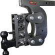 Load image into Gallery viewer, Gen-Y The Boss Torsion-Flex 2in Shank 12.5in Drop 16K Hitch w/GH-051 Dual-Ball/Pintle Lock/Stab Kit - Side View