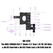 Load image into Gallery viewer, Gen-Y The Boss Torsion-Flex 2in Shank 17.5in Drop 16K Hitch w/GH-051 Dual-Ball/Pintle Lock/Stab Kit - Side View