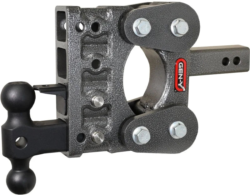 Gen-Y The Boss Torsion-Flex 2in Shank 5in Drop 10K Hitch w/GH-031 Dual-Ball/GH-032 Pintle Lock - Installation View