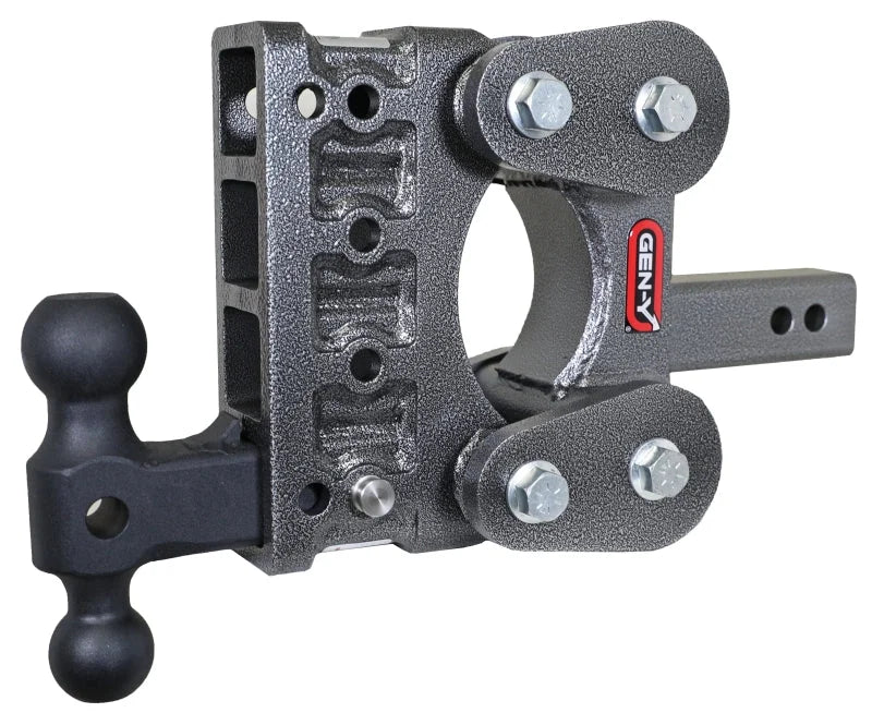 Gen-Y The Boss Torsion-Flex 2in Shank 5in Drop 1.7K TW 16K Hitch w/GH-051 Dual-Ball - Installation View